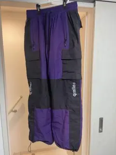 qmile スノーボードパンツ XL パープル ブラック — image 1