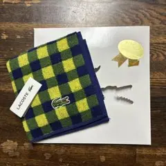 LACOSTE ラコステ ハンカチ チェック柄 — image 1