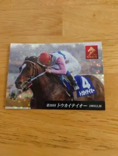 トウカイテイオー　ステッカー　有馬記念　JRA中山競馬場インスタ限定 — image 1