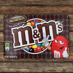 エムアンドエムズ M&M's ブリキ看板 アメリカン雑貨 USA — image 1