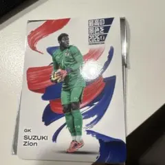 非売品　サッカー日本代表　カードコレクション　鈴木彩艶　コード未使用品 — image 1