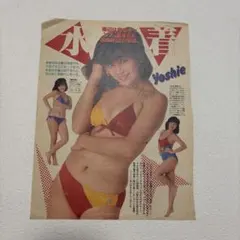 柏原芳恵、堀ちえみ 雑誌切り抜き 水着特集 — image 1