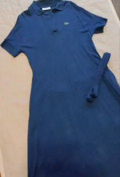 LACOSTE ポロワンピース ネイビー XS — image 1
