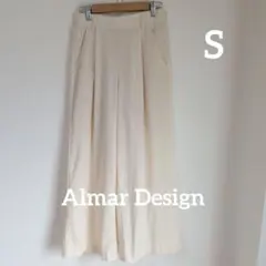 ⭐️6/21限定価格‼️Almar Design/アイボリー/ワイドパンツ/S — image 1