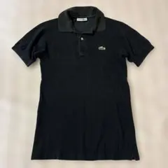 CHEMISE LACOSTE 文字ワニ サイズ2 ブラックD-TK 2029 — image 1
