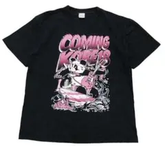 COMING KOBE 18 フェスTシャツ バンT ブラック L — image 1