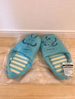 コラショ ドリーミーくじ スリッパ 青 ルームシューズ — image 1