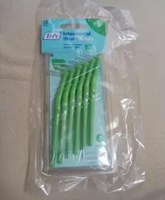 【新品未開封】テぺ アングル歯間ブラシ 6本入り L（5） グリーン — image 1