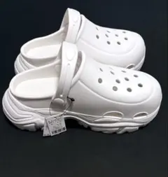 WEGO 6cm厚底ラバーサンダル ホワイト Lサイズ — image 1
