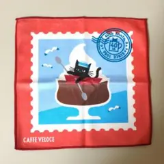カフェベローチェ 黒ねこサマーキャンペーン第一弾　黒ねこハンドタオル — image 1