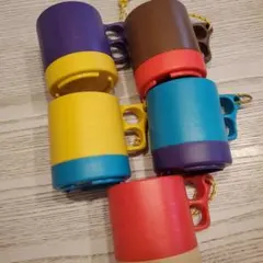 CHUMS カラフルマグカップ 5個セット キャンプ プラカップ — image 1