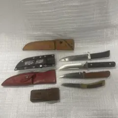 アウトドアナイフ 4本セット シース付き — image 1