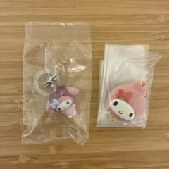 マイメロディ マスコット キーホルダー 2種セット — image 1