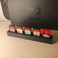 【専用設計】Nintendo Switch 2 ゲームカード スタンド 5枚収納 — image 1