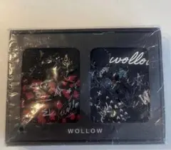 新品未使用 WOLLOW ボクサーパンツ 2枚セット 赤黒青黒 ギフト 箱入り — image 1