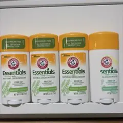 Arm & Hammer Essentials デオドラント 3+1本セット — image 1