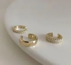 【中古】ゴールドイヤーカフ　韓国 — image 1