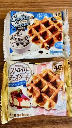 期間限定 2袋Manneken ベルギーワッフル 冷やして美味しいシリーズ — image 1