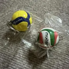 MIKASA molten バレーボール ミニキーホルダー 2個セット — image 1