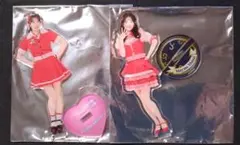 正鋳真優 AKB48 アクリルスタンド2個20thツアー春コンSpecialくじ — image 1