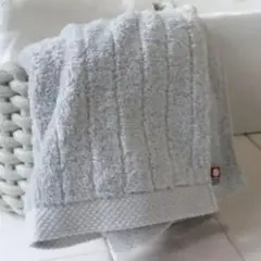 高級超長綿の甘撚糸使用 今治タオル ふわふわリブタオル バスタオル — image 1