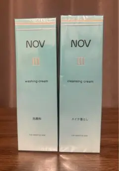 NOVⅢ ウォッシングクリーム 120g &クレンジングクリーム　120gセット — image 1