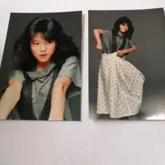 中森明菜　生写真2枚セット — image 1