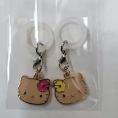 日焼けキティ　めじるしアクセサリーチャーム　アンブレラマーカー　2種2個セット — image 1