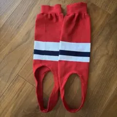レッド×ホワイト×ネイビー トレンカ レッグウォーマー — image 1