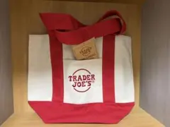 Trader Joe's ミニ キャンバスバッグ レッド — image 1