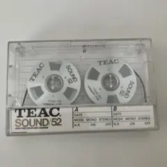 中古 TEAC SOUND/52 オープンリール風デザイン カセットテープ — image 1