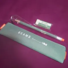 【希少 新品】BEAMS ビームス ペンケース シャーペン 消しゴム 3点セット — image 1