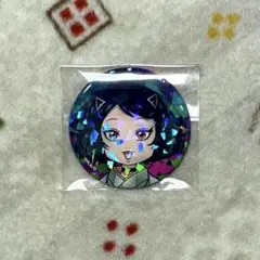 【出モグ】猫附杏子（Aure Glass ホログラム缶バッジ） — image 1