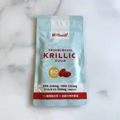 KETOneUP KRILLIO クリリオ 60粒入 オメガ3 サプリメント — image 1