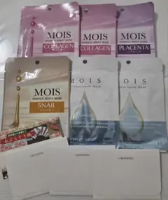 MOIS モイス エッセンス シートマスク 6枚セット あぶらとり紙付き — image 1