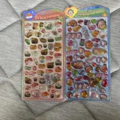 うるちゅるポップシール 2種セット お寿司と牡蠣 — image 1
