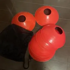 新品未使用　サッカー　フットサル　マーカー10個セット — image 1