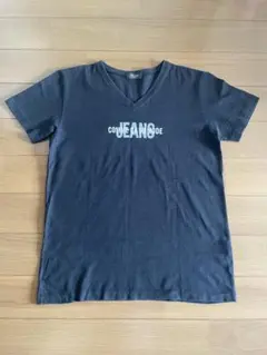 【COMME CA DU MODE JEANS】VネックTシャツ ブラック 半袖 — image 1