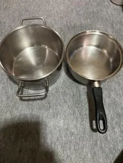 ELO gastro line ドイツ製 両手鍋21㎝高さ12㎝ 片手20㎝9㎝ — image 1