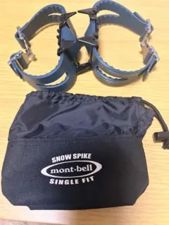 ★美品★モンベル　4本アイゼン　SNOW SPIKE SINGLE FIT — image 1