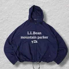 L.L.Bean マウンテンパーカー ネイビー M ドローコード エルエルビーン — image 1