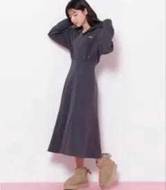 JILL by JILLSTUART ダイバーフーディーロングワンピース FR — image 1