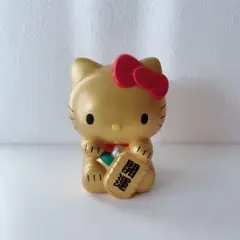 レア　ハローキティ 開運　金運　金色貯金箱 — image 1