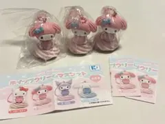 【即購入⭕️】まとめ売りサンリオ ホイップクリームマスコット マイメロディ×3 — image 1