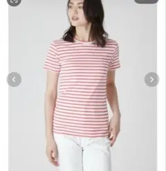 Mila Owen 半袖カットソー ボーダー Tシャツ　サイズ1 — image 1