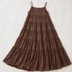 【美品】JOURNAL STANDARD ティアードマキシキャミソールワンピース — image 1
