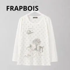 FRAPBOIS フラボア　ドット　シースルートップス　レディース — image 1