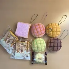 スクイーズ メロンパン 食パン キーホルダー まとめ売り — image 1