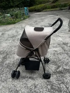 ペットカート ベージュ 折りたたみ式 — image 1