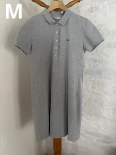 本日限定値下げラコステ LACOSTE ポロワンピース グレー 38 Mサイズ — image 1